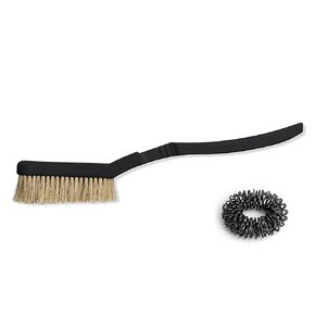 Rock Climbing & Bouldering Brush, Ergonomic, High Density Wild Boar's Thick Hair Bristles, 100% Recyclable, Strong Outdoor & Indoor FREE Spiky Ring