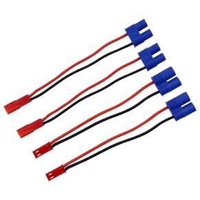 3pcs XT60 Female to JST Female Charging Adapter Lead Wire for Plane Car Helicopter Charger