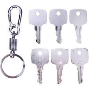 ZTUOAUMA 6X Ignition Keys AR51481 for John Deere Tractors Combine Backhoe Loaders Garden Tractor Wheel Loader Heavy Equipment