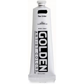 Golden Heavy Body Acrylic - Raw Umber - 5 oz Tube