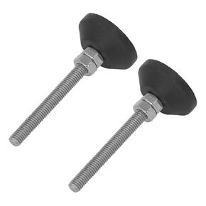 2pcs Leveling Mount M6 Thread Swivel Leveling Mount,Nylon Swivel Leveling Mount Foot Pads Furniture Levelers Feet