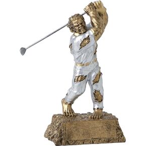 Decade Awards Monster Golf Trophy - 6.75 Inch Tall | Beast of The Green Award | Distinctive Recognition for Outstanding Golfers | Celebrate Your Golf Tournament Victors - Engraved Plate on Request