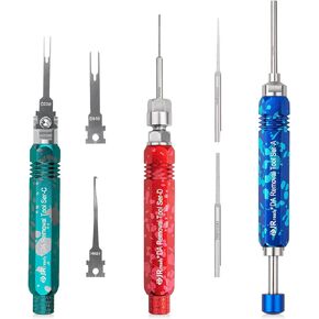 JRready ST5266 Electrical Pin Removal Tool Kit for AMP/Metri Pack/Weather Pack Series Connector, Car Repair Pin Extractor Tool for Electrical Harness terminals and Connectors