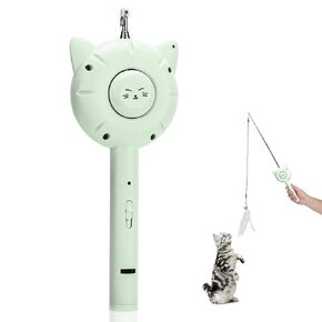 3 In 1 Cat Brush, Cat brush with Release Button, Cat Brushes for Indoor Cats Shedding,Cat Brush for Long or Short Haired Cats,Cuddles and Meow