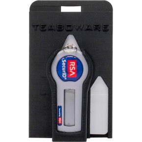 RSA Token Double Badge Holder (Double, Black)