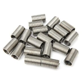 20PCS Wire Thread Inserts, SUS304 Wire Stainless Steel Screw Sleeve Repairing Kit M14 x 1.5 x 3D Wire Thread Inserts Helical Type Coiled Wire Screw Repair Sleeve