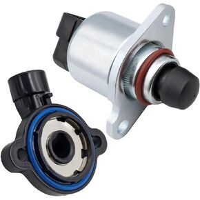 Idle Air Control Valve and Throttle Position Sensor IACV&TPS Compatible with GMC Sierra Yukon Chevy Silverado Tahoe Cadillac Escalade 1994-1997 Replace AC234 TH149
