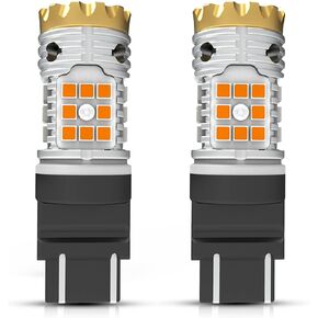 LASFIT 4257 لمبات LED 4257NA ضوء إشارة الانعطاف لعام 2022 Maverick Lariat لعام 2019 2020 2021 2022 F سلسلة ضوء النهار الجري الساطع DRL ترقية الضوء الوامض الأصفر الكهرماني (2 قطعة) in Kuwait