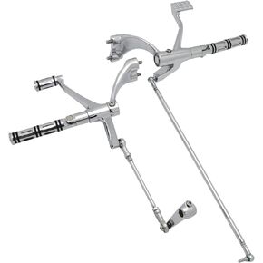 Motorcycle Forward Controls Complete Kit Pegs Levers Linkages for Harley 2004-2013 Sportster XL 883 1200 Forty Eight XL883/C/N/L/R, XL1200C/R/L/N/X