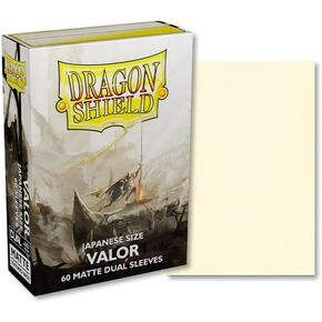 Arcane Tinmen Dragon Shield 15159 Dual Matte: Valor 60 Count Japanese Size Sleeves