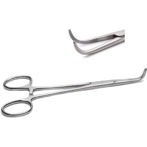 Stainless Steel Right Angle Angled Hemostat Mixter Forcep 5.5"