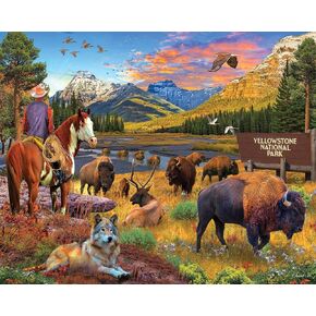 White Mountain Puzzles - Yellowstone - 1000 Piece Jigsaw Puzzle