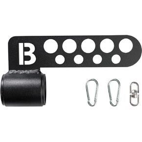Belt Squat Collar Landmine Attachment Fit 2" Barbell Hole Home Gym Equipment with Two Barbell Protective Plugs