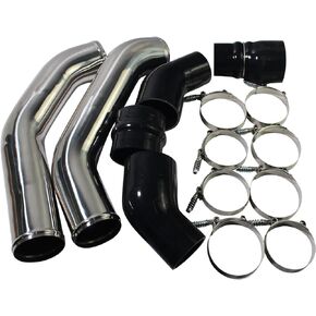Stainless Steel Intercooler Pipe Kit & Boots Compatible with 2013-2018 Dodge Ram 2500/3500 6.7l Cummins Diesel Trucks Driver & Passenger Sideing & Piping Kits