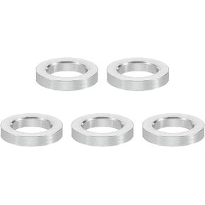 PATIKIL M5 Aluminum Spacers, 5 Pcs Metal Spacer Aluminum 5.2mm ID x 8mm OD x 1.5mm L Aluminum Spacer Screw Standoff Round for 1/5inch or M5 Screw Bolts in Kuwait
