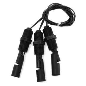 Water Pool Level Sensor 3PCS Aquarium Tank Side Mounted Horizontal Liquid Float Switch Black