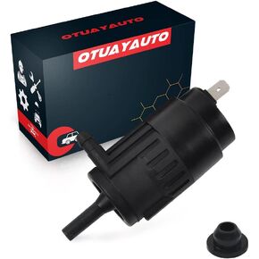 OTUAYAUTO 066011A Windshield Washer Pump - Replacement for 1986-2019 Peterbilt 330, 335, 370 series- Washer Fluid Pump