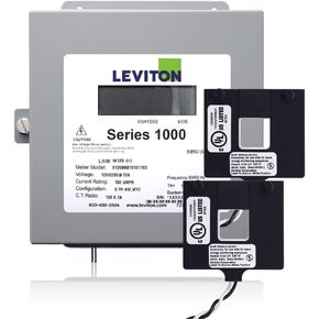 Leviton 1K240-1W Series 1000 120/240V 100A 1P3W Indoor Kit with 2 Split Core CTs