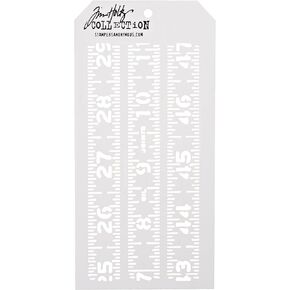 Stampers Anonymous Tim Holtz استنسل ذو طبقات، 4.125 بوصة × 8.5 بوصة، تم قياسه