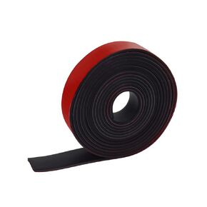 Adhesive Neoprene Rubber Strips,Self Stick Rubber Rolls Sheet,Non-Slip Insulation Rubber Padding Strip Roll (1 in x 1/8 in x 10 Ft)