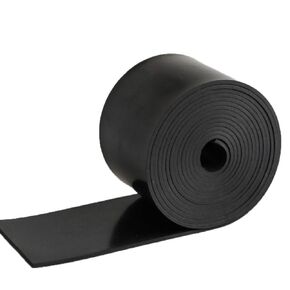 NABOWAN Solid Rubber Sheets,Strips,Rolls 1/8" (.125") Thick x 12" Wide x 24" Long, Thin Neoprene Rubber, Perfect for DIY Gasket Material, Sealing, Liner, Shield, Padding, Mat