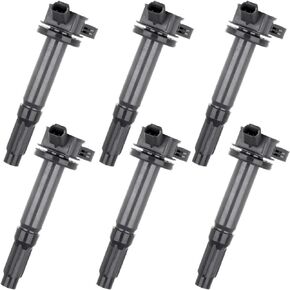 OCPTY Ignition Coils pack of 6 for Mazda Tribute for Lincoln Zephyr for Ford Escape Fusion for Mercury Milan Mariner V6 3.0L UF486 DG514 C1594 5C1651 DG-514
