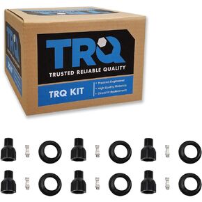TRQ Engine Ignition Coil Boot Kit Set of 6 for Buick Cadillac Chevy GMC Pontiac Saab Suzuki Saturn