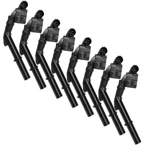 IGNITION COIL UF741 SET OF 8 COMPATIBLE WITH Mercedes-Benz C300 C350 CL550 CL63 CLS550 CLS63 E300 E350 400 E550 E63 G63 GL450 GL63 GLE63 GLK350 GLS63 3.5 V6 4.7T 5.5T V8 M276 M278 M157