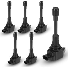 Set of 6 Ignition Coil Compatible with Nissan 370Z, Infiniti G37 M37 M56 Q40 Q50 Q60 QX50 QX70 Replacement for UF-617 22448-EY00A 5C1788