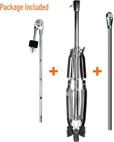 حامل صنج SONICAKE قابل للتعديل بارتفاع عالٍ ومستقيم وأرجل مزدوجة مع أقدام مطاطية in Kuwait