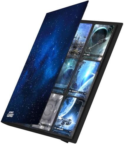 إصدار Ultimate Guard Flexxfolio Lands | 9 جيوب تحميل جانبية لتخزين بطاقات التداول حتى 360 بطاقة، مجلد ألبوم مجموعة بطاقات غطاء مساحة غامضة مصمم للبطاقات ذات الأكمام المزدوجة in Saudi Arabia