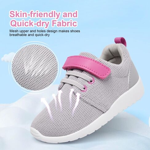 HIITAVE Toddler Tennis Shoes Girls Sneakers Walking Running Athletic Summer Shoes in Saudi Arabia