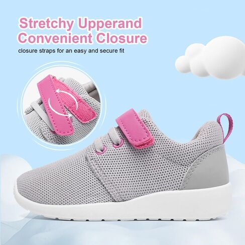 HIITAVE Toddler Tennis Shoes Girls Sneakers Walking Running Athletic Summer Shoes in Saudi Arabia