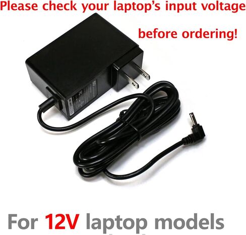 12V الجدار شاحن ل EVOO EV-C-116-1 TEV-C-116-1 EV-C-116-5 EV-C-116-6 EV-C-116-7 11.6 "رقيقة جدا ويندوز كمبيوتر محمول in Kuwait