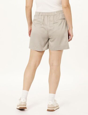 The Drop Women's Rios Relaxed Pleated Shorts in Saudi Arabia