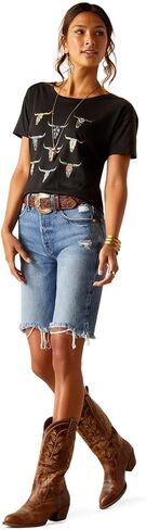 Ariat Women's High Rise Jazmine 10" Short in Saudi Arabia