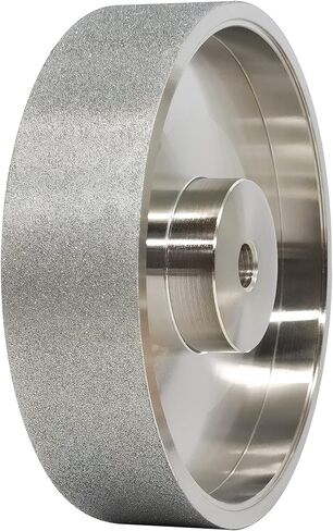 CBN Grinding Wheel, Dia 6" x 1.5" Wide with 1/2" Arbor, Diamond Grinding Wheel for Sharpening High Speed Steel, Grit 320 in Saudi Arabia