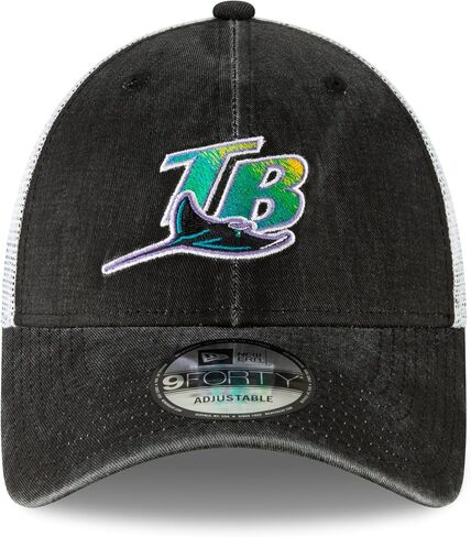 قبعة New Era MLB 9FORTY Mesh Cooperstown Trucker قابلة للتعديل مقاس واحد يناسب الجميع in Saudi Arabia