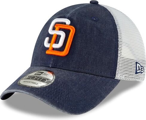 قبعة New Era MLB 9FORTY Mesh Cooperstown Trucker قابلة للتعديل مقاس واحد يناسب الجميع in Saudi Arabia