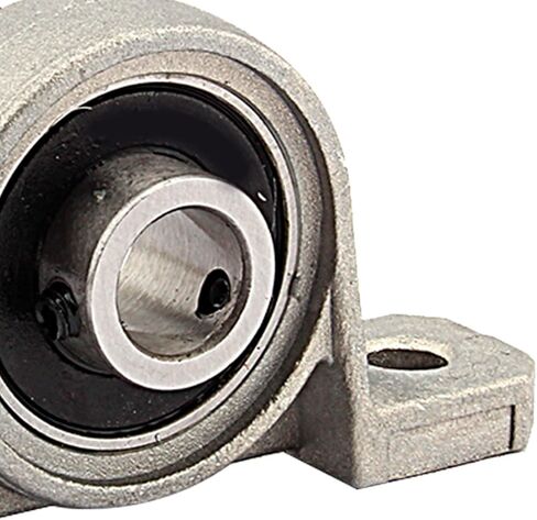 2 Pcs Pillow Block Mounted Bore 8/10/12mm Inner Diameter Metal Ball Bearing Housing Zinc Alloy (8mm) in Saudi Arabia