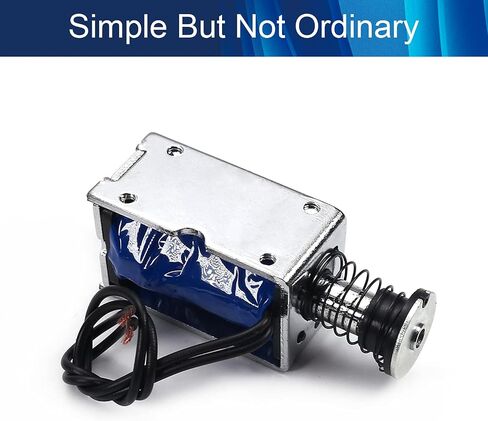 Heyiarbeit DC 12V 45N Push Pull Type Solenoid Electromagnet 0.4A 4.8W 10mm Stroke Open Frame Solenoid, Linear Motion, JF-Z05-12V in Saudi Arabia