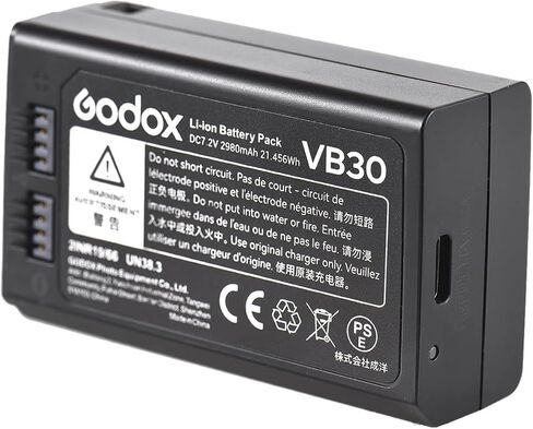 GODOX VB30 Lithium Battery Pack V1Pro V1 Round Flash Speedlight V1Pro Battery in Saudi Arabia