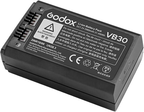 GODOX VB30 Lithium Battery Pack V1Pro V1 Round Flash Speedlight V1Pro Battery in Saudi Arabia
