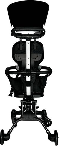 Black - Lightweight Foldable Baby Stroller, Easy to Fold for Travel and Outdoor Use, with Sunshade and 360 ° Rotating Seat,Adjustable Handle,Soft Wheel,No Assembly Requir in Saudi Arabia