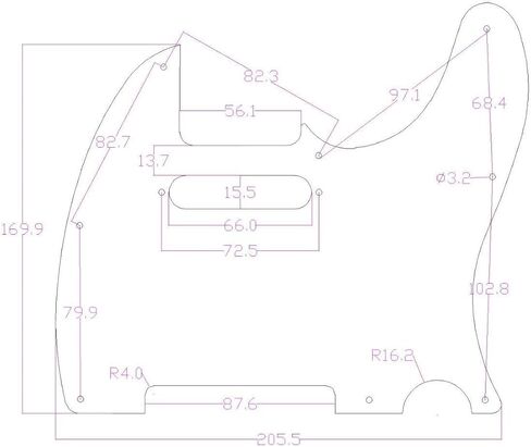 Dopro 8 فتحات ألومنيوم غير لامع Tele Pickguard معدن بأكسيد TL اختيار لوحة خدش حماية للولايات المتحدة الأمريكية/المكسيك Tele/مذيع فضي غير لامع in Saudi Arabia