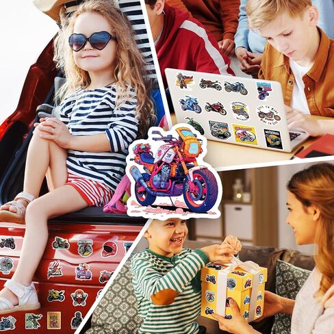 50 قطعة من ملصقات الدراجات النارية الرائعة للأطفال، ملصقات خوذة الدراجات النارية لزجاجة المياه، ملصقات الفينيل المقاومة للماء، الكمبيوتر المحمول، الهاتف، ملصقات لوح التزلج للمراهقين والفتيات والفتيان هدايا الأطفال in Kuwait
