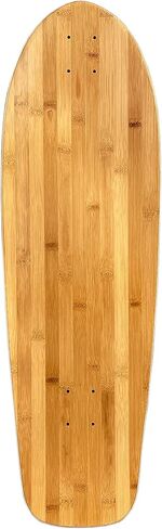 لوح تزلج للمدرسة القديمة من الخيزران مقاس 33 بوصة من Lucid - سطح لوح تزلج طويل من الخيزران الفارغ in Kuwait