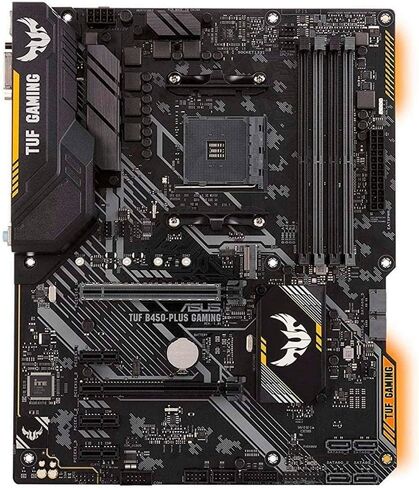 اللوحة الأم للألعاب ASUS TUF B450-Plus (ATX) AMD Ryzen 2 AM4 DDR4 HDMI DVI M.2 in Kuwait