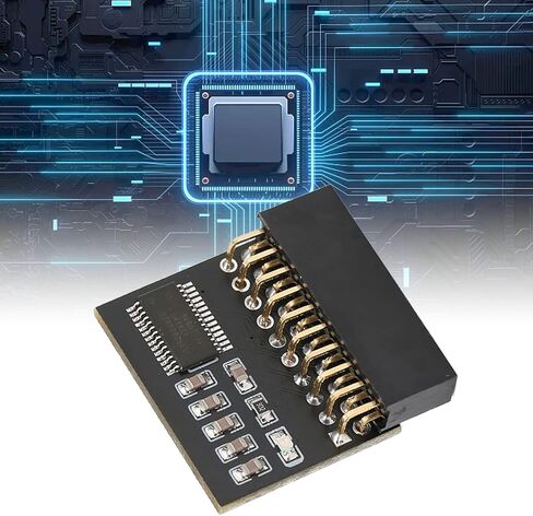 TPM 1.2 Encryption Security Module, LPC 20Pin Module Motherboard Compatible with TPM2.0 Remote Card Encryption Security Board for ASUS MSI ASROCK GIGABYTE in Kuwait