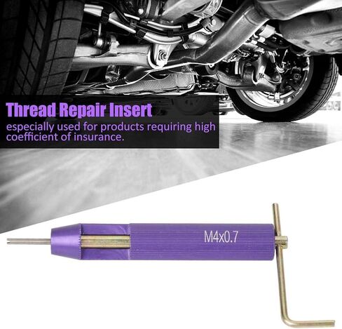 حشوات خيط للمعادن، سلك ملفوف من الفولاذ المقاوم للصدأ، خيط لولبي حلزوني 50 قطعة M4 x 2D مع أدوات تركيب مثبتات مثقاب in Kuwait